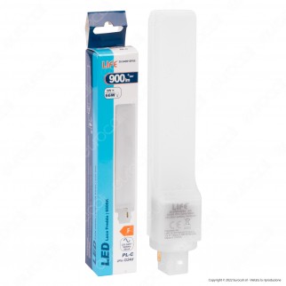 Life Lampadina LED G24d 2 Pin 9W SMD Tower PL-C Horizontal