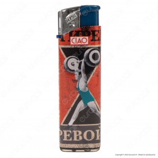 Ciao Accendino Elettronico Large Fantasia Propaganda 1 - Serie da 5