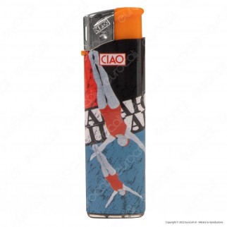 Ciao Accendino Elettronico Large Fantasia Propaganda 1 - Serie da 5