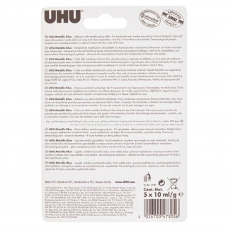 UHU Metallic Glue Colla Colorata Metallizzata a Penna - Blister con 5