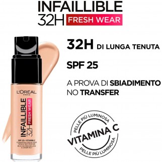 L'Oréal Paris Infaillible 32H Fresh Wear SPF 25 Fondotinta Liquido