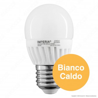 Imperia LED E27 9W Sfera G45 MiniGlobo SMD Ceramic - mod.