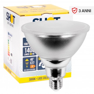 Bot Lighting Shot Lampadina LED E27 PAR Lamp 16W IP65 SMD