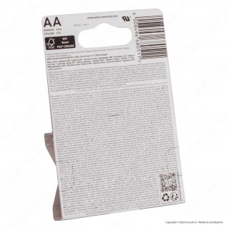 Varta Ultra Lithium Stilo AA Li-ion 1.5V - Blister da 4 Batterie al