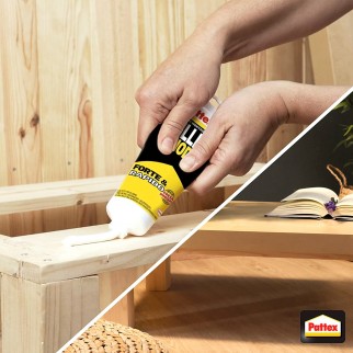 Pattex Mille Chiodi Forte e Rapido Colla di Montaggio - Flacone da 250g