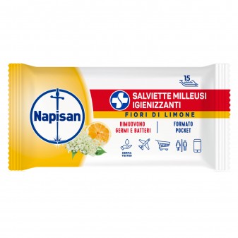 Napisan Salviette Igienizzanti Milleusi Fiori di Limone - Confezione