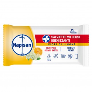 Napisan Salviette Igienizzanti Milleusi Fiori di Limone - Confezione