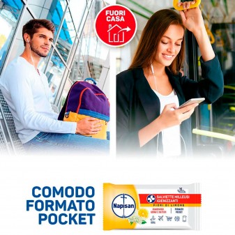 Napisan Salviette Igienizzanti Milleusi Fiori di Limone - Confezione