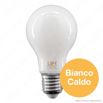 Life Lampadina LED E27 11W Bulb A60 Goccia Filament Dimmerabile