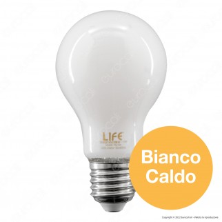 Life Lampadina LED E27 11W Bulb A60 Goccia Filament Dimmerabile