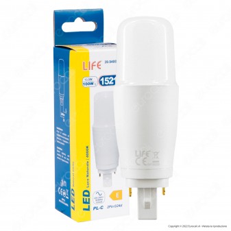 Life Lampadina LED G24d 2 Pin 13.5W SMD Tower PL-C - mod.