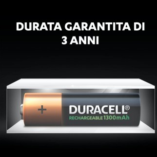 Duracell Rechargeable 1300mAh Pile HR6 Ricaricabili Stilo AA Mignon