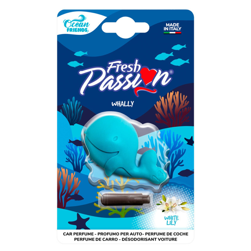 Fresh Passion Whally Profumatore per Auto Essenza White Lily