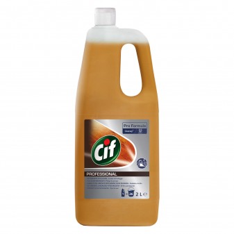 Cif Professional Detergente per Superfici in Legno - Flacone da 2