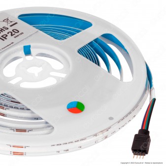 V-Tac VT-COB 422 Kit Striscia LED Flessibile 65W COB RGB 24V con