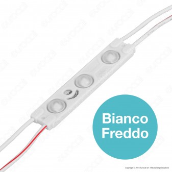 V-Tac VT-28353 Modulo 3 LED 1W SMD 12V impermeabile IP67 bianco - SKU