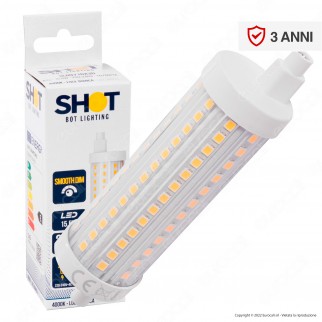 Bot Lighting Shot Lampadina LED R7s 15.5W Tubolare L118 SMD