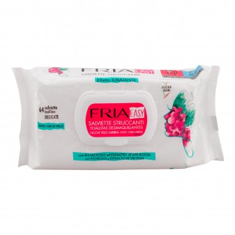 Salviette Struccanti Easy Delicate per Occhi Viso Labbra - 64pz Fria