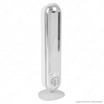 CFG LuceQuadra Vega9 Lampada LED 9W Ricaricabile con Variatore di