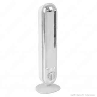 CFG LuceQuadra Vega9 Lampada LED 9W Ricaricabile con Variatore di