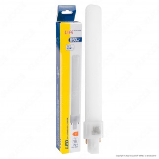 Life Lampadina LED G23 2 Pin 9W SMD Lampada Tower PL-C - mod.