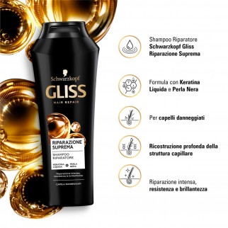 Schwarzkopf Gliss Hair Repair Riparazione Suprema Shampoo Riparatore