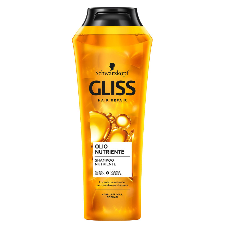 Schwarzkopf Gliss Hair Repair Olio Nutriente Shampoo per Capelli