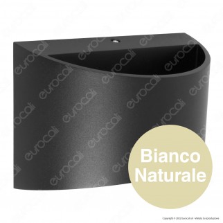 V-Tac VT-815 Lampada LED da Muro 9W Wall Light Nera con Doppio