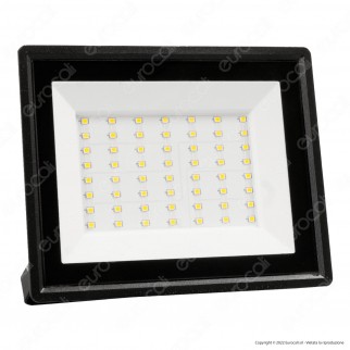 V-Tac VT-4954 Faro LED Floodlight 50W SMD Slim IP65 Nero - SKU