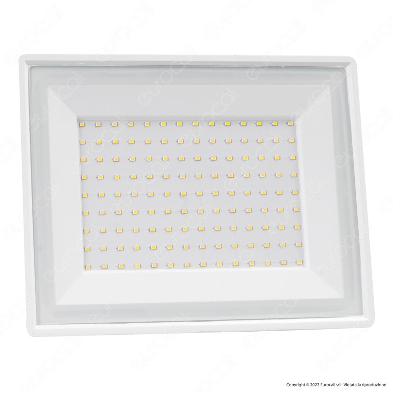 V-Tac VT-49104 Faro LED Floodlight 100W SMD Slim IP65 Bianco -