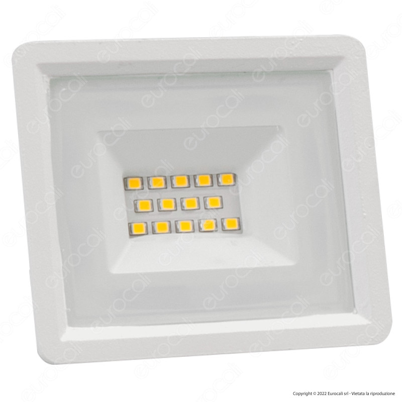 V-Tac VT-4914 Faro LED Floodlight 10W SMD Slim IP65 Bianco -