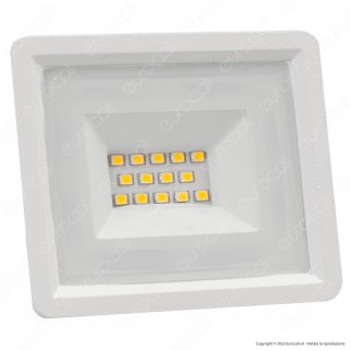 V-Tac VT-4914 Faro LED Floodlight 10W SMD Slim IP65 Bianco -