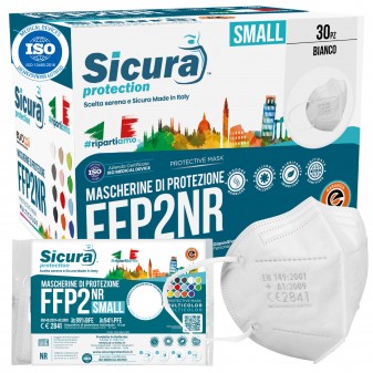 Sicura Protection 30 Mascherine Small Filtranti Monouso con