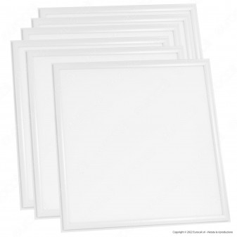 V-Tac VT-6060 6 Pannelli LED Quadrati 60x60 40W SMD con Driver