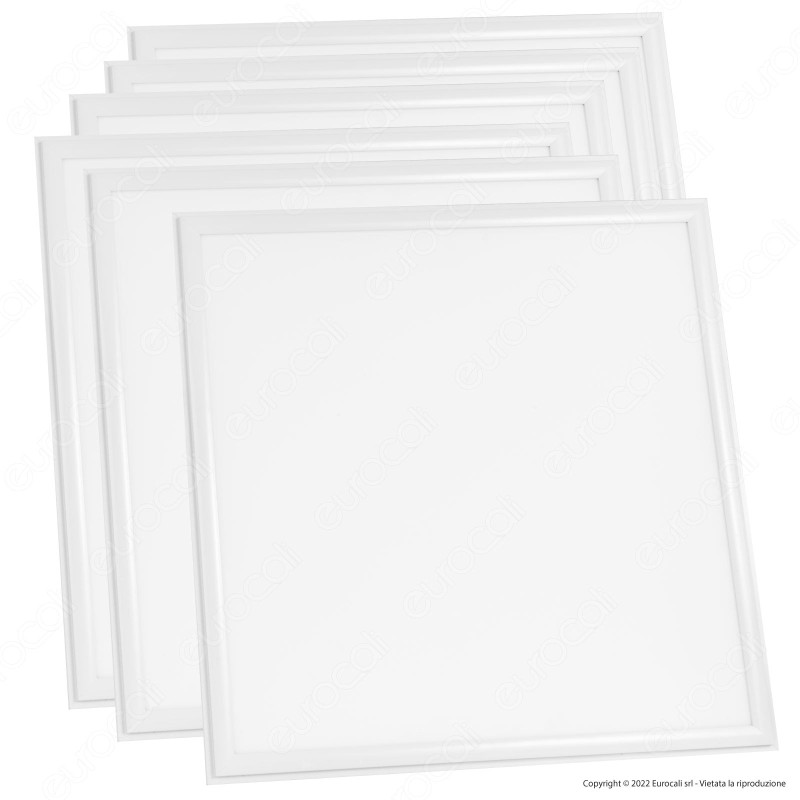 V-Tac VT-6060 6 Pannelli LED Quadrati 60x60 40W SMD con Driver