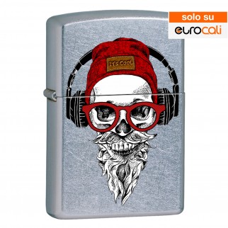 Zippo Accendino a Benzina Ricaricabile ed Antivento con Fantasia