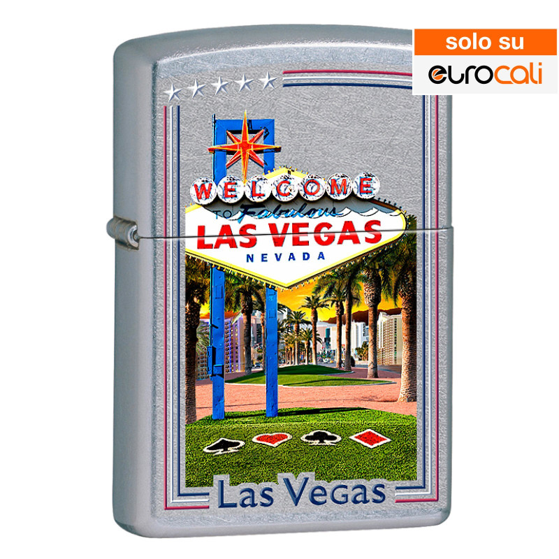 Zippo Accendino a Benzina Ricaricabile ed Antivento con Fantasia US