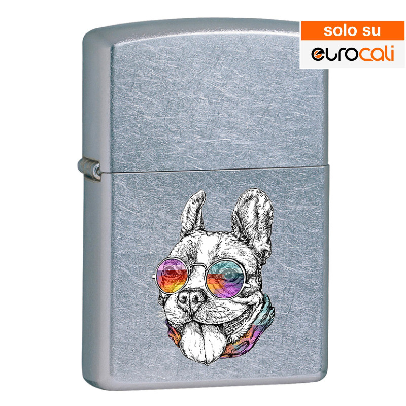 Zippo Accendino a Benzina Ricaricabile ed Antivento con Fantasia Cool
