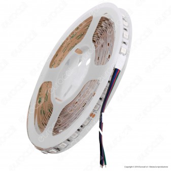 Wiva Striscia LED 5050 Multicolore RGB 60 LED/metro - Bobina da 5