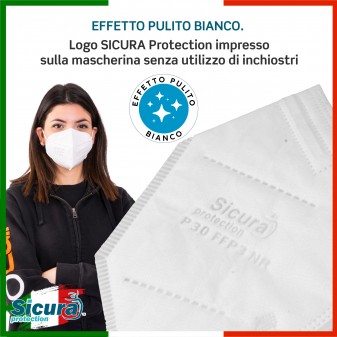 Sicura Protection 20 Mascherine Protettive Colore Verde Filtranti