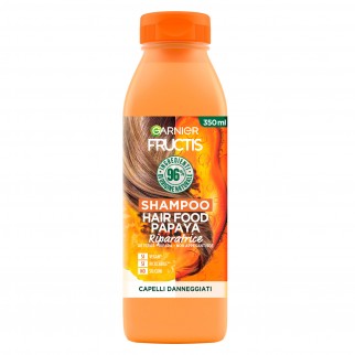 Garnier Fructis Hair Food Papaya Shampoo Riparatore - Flacone da 350ml