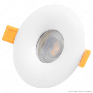 Kanlux Droxy Portafaretto Rotondo Fisso da Incasso per Lampadine GU10