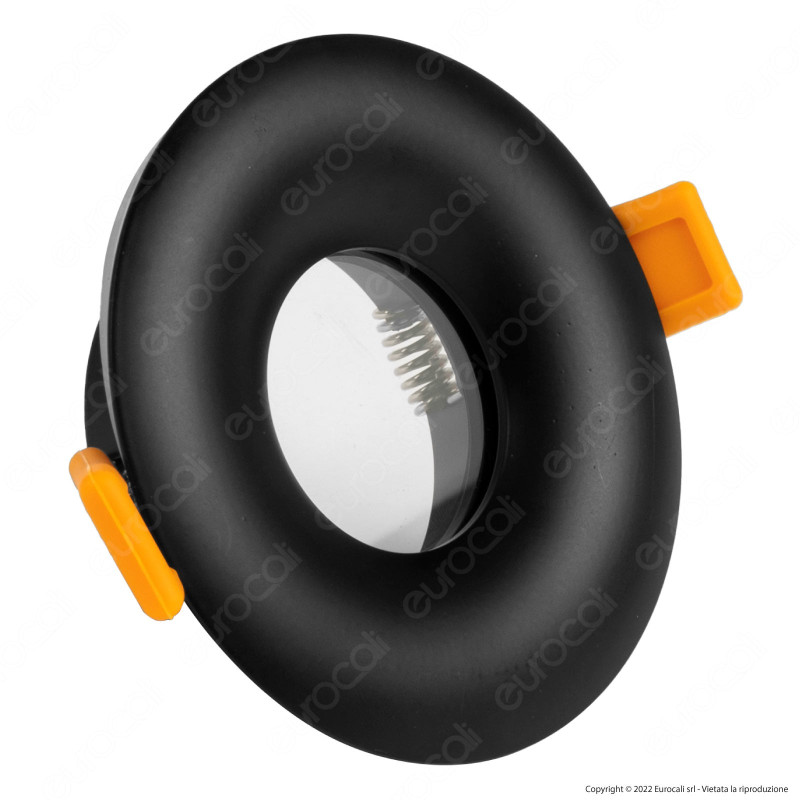 Kanlux Droxy Portafaretto Rotondo Fisso da Incasso per Lampadine GU10