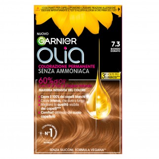 Garnier Olia Tinta Permanente per Capelli 7.3 Biondo Dorato Senza