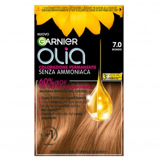 Garnier Olia Tinta Permanente per Capelli 7.0 Biondo Senza Ammoniaca
