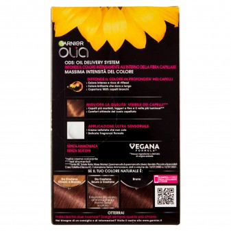 Garnier Olia Tinta Permanente per Capelli 5.15 Castano Fondente Senza
