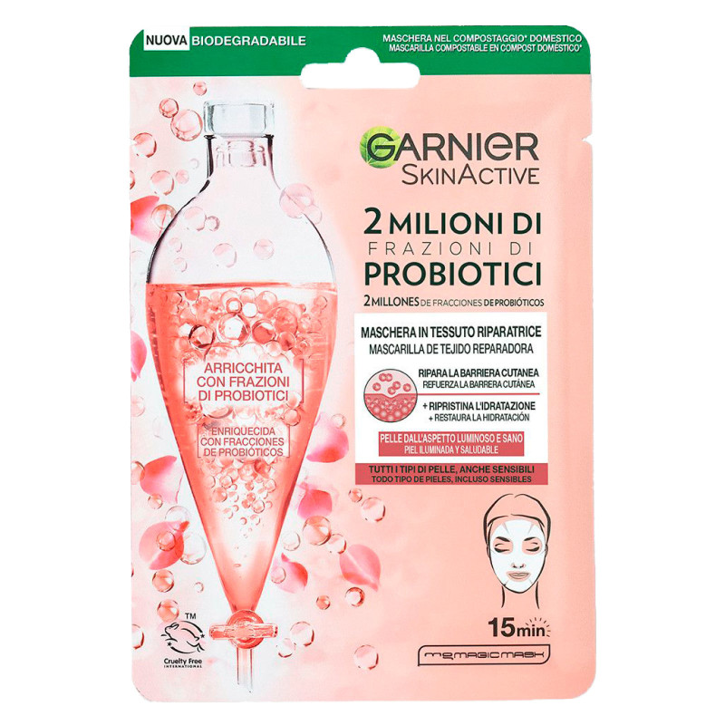 Garnier SkinActive Maschera Viso Riparatrice 2 Milioni di Frazioni di