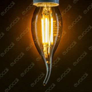 V-Tac VT-1949 Lampadina LED E14 4W Candle Flame Bulb C35