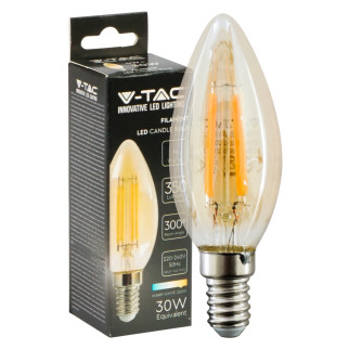 V-Tac VT-1955 Lampadina LED E14 4W Candle Bulb C35 Candela