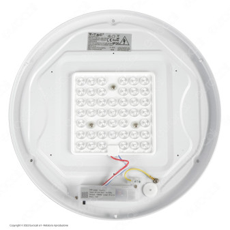 V-Tac Gallery VT-8424 Plafoniera LED Rotonda 24W SMD Changing